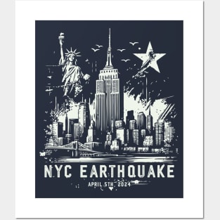 NYC Earthquake - April 5th, 2024 Posters and Art